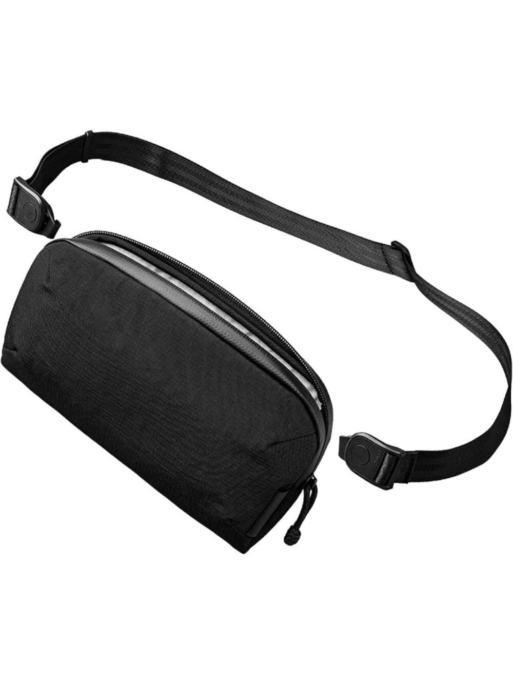 Compact Crossbody Phone Bag - Small Flight Pouch, Lightweight, Versatile, Black